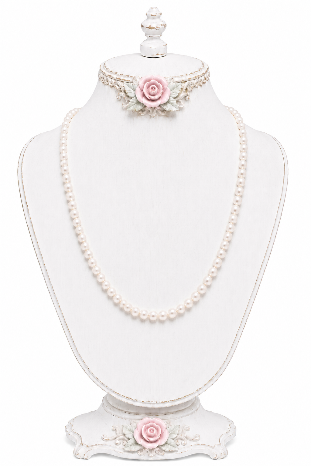 Vintage Classic Pearl Necklace | Timeless Bridal & Everyday Elegance | 17” Strand