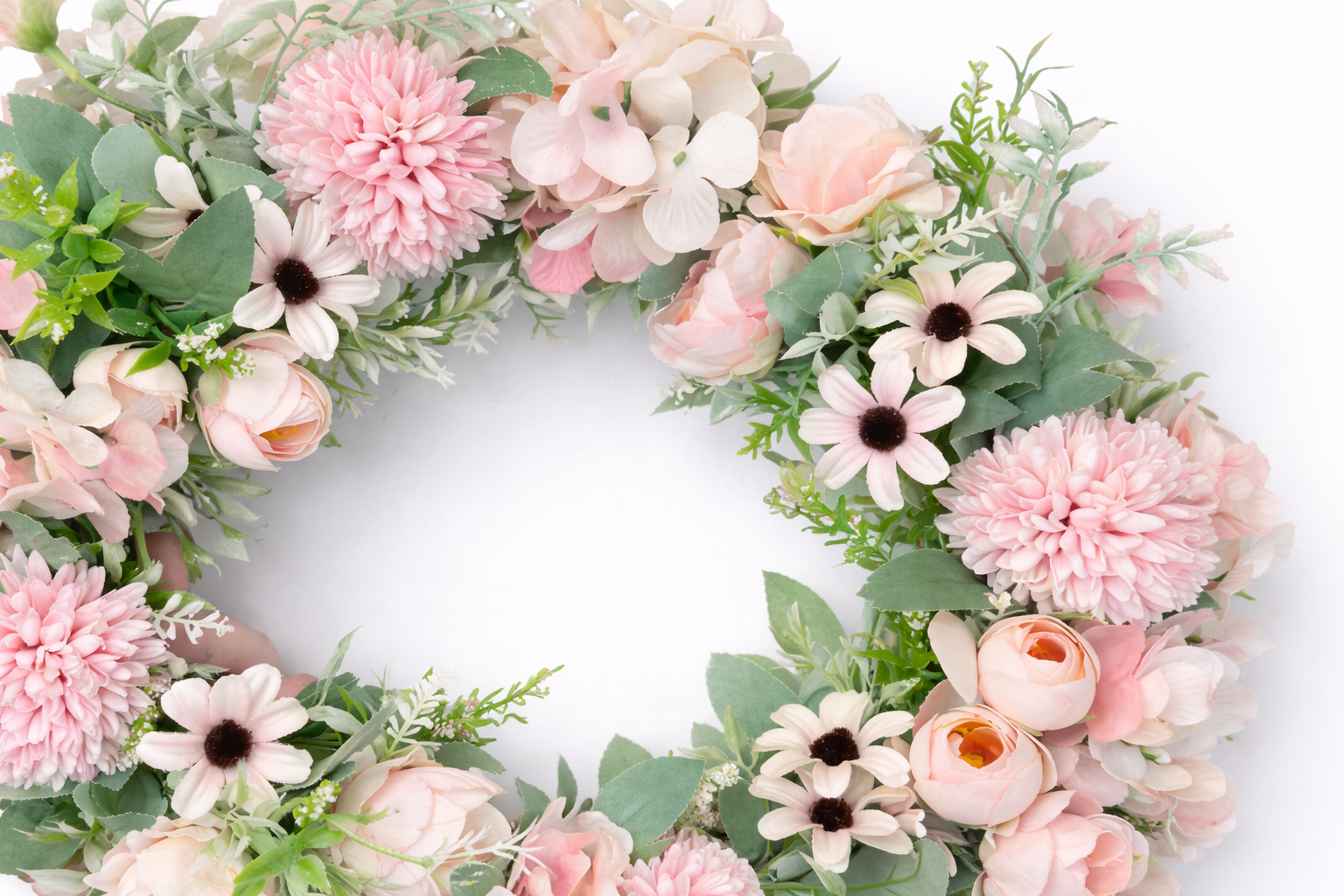 Blush Garden Spring Wreath