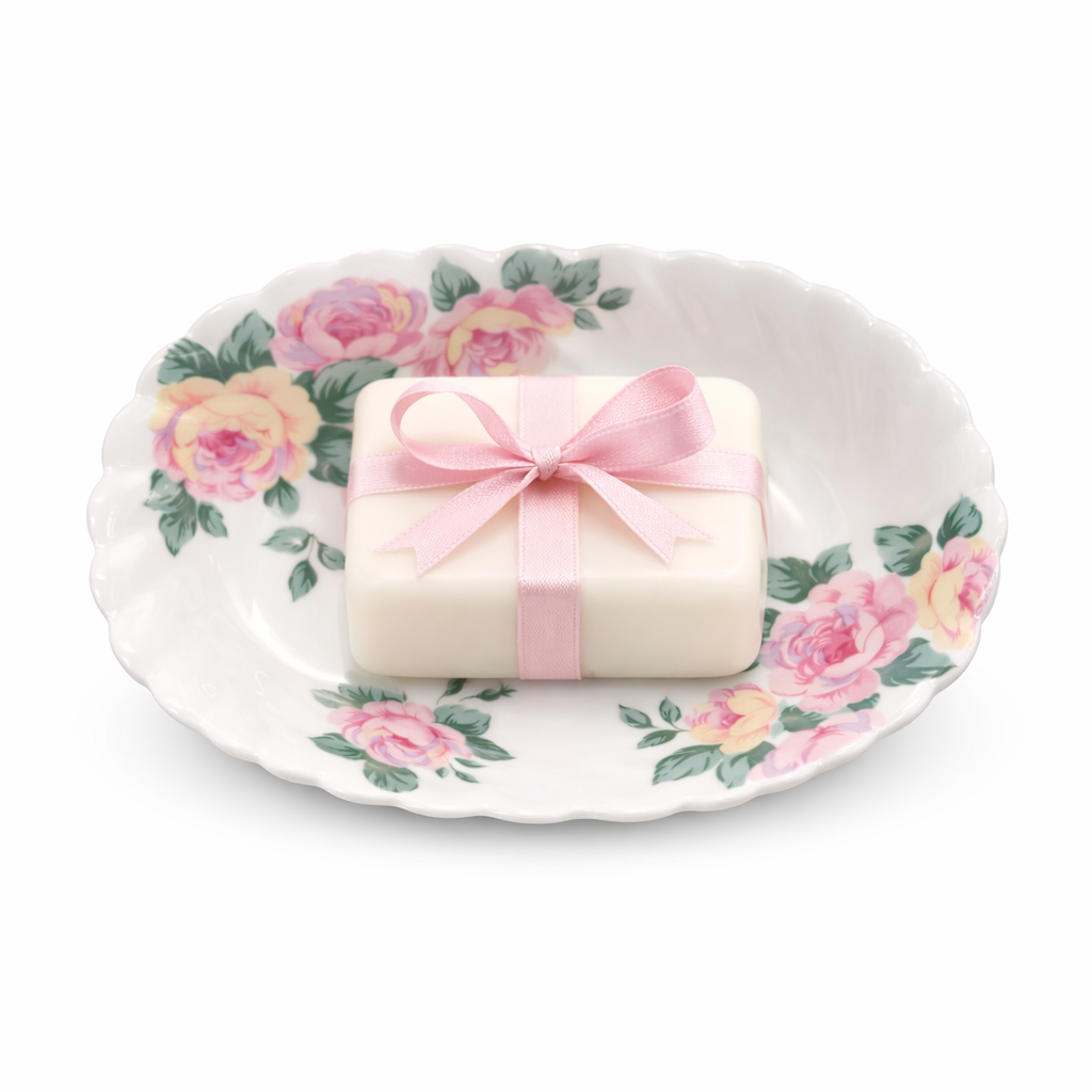Vintage Floral Soap Dish