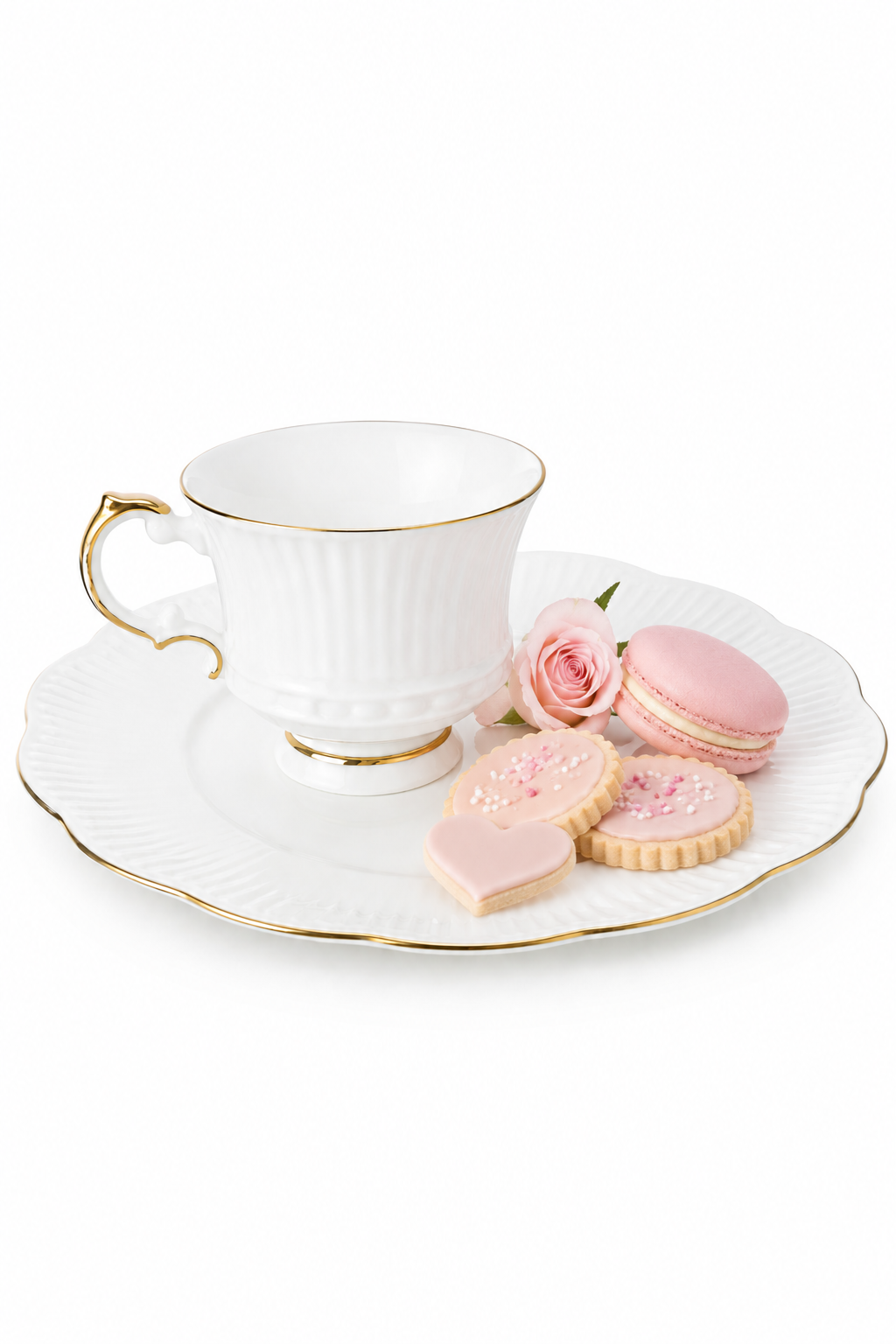 Vintage Elizabethan Fine Bone China Tea Cup & Snack Plate Set | Made in England | 1960s–1970s