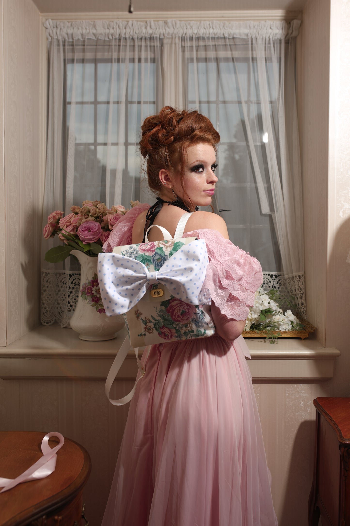 The Garden at Midnight Rococo Book Bag