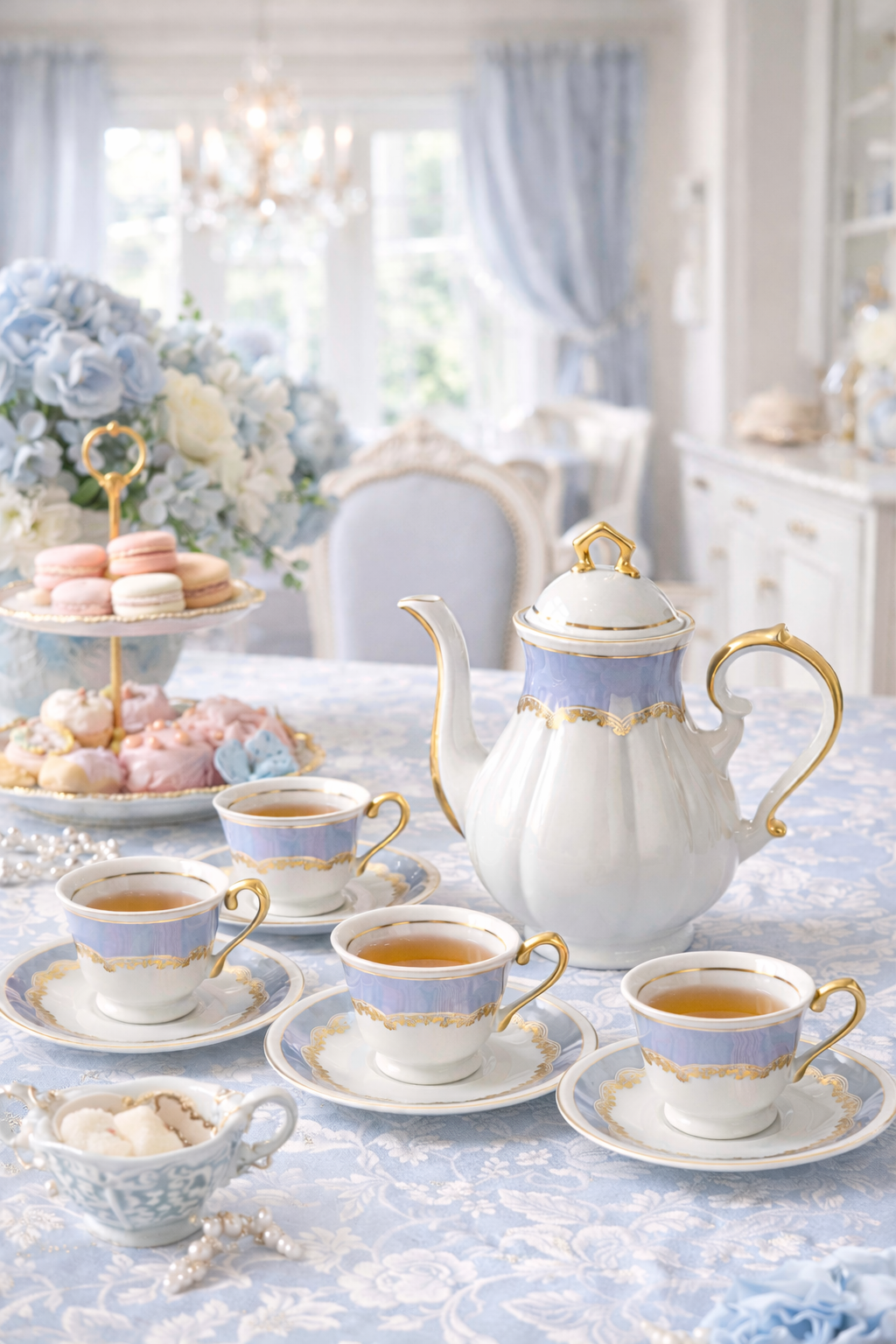 Vintage 1950s Fabrika Porculana Zaječar Coffee Set | 13 Piece Porcelain Set, Yugoslavia