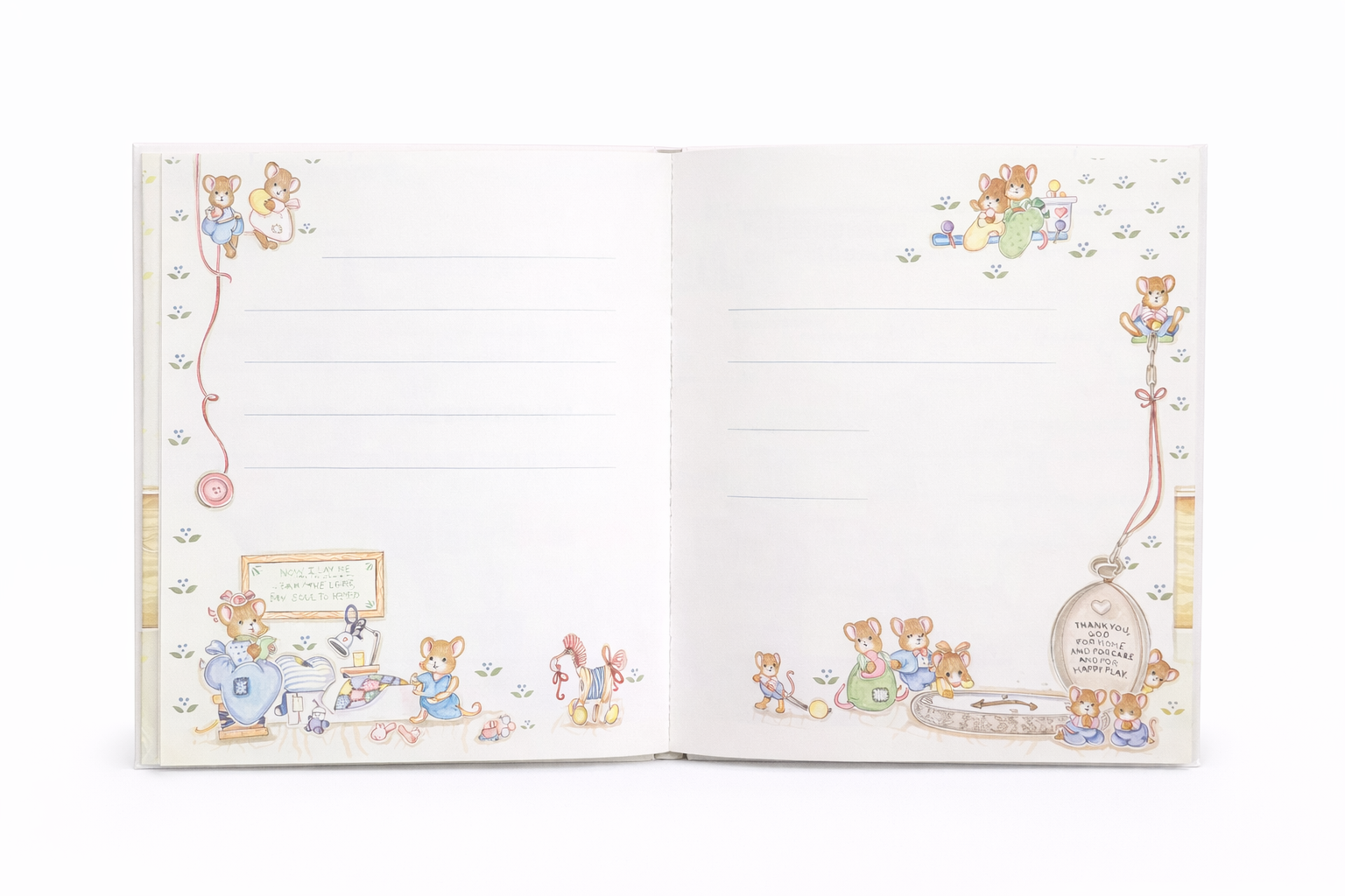 Vintage “Bless This Child” Baby Memory Book | 1990s Keepsake Album