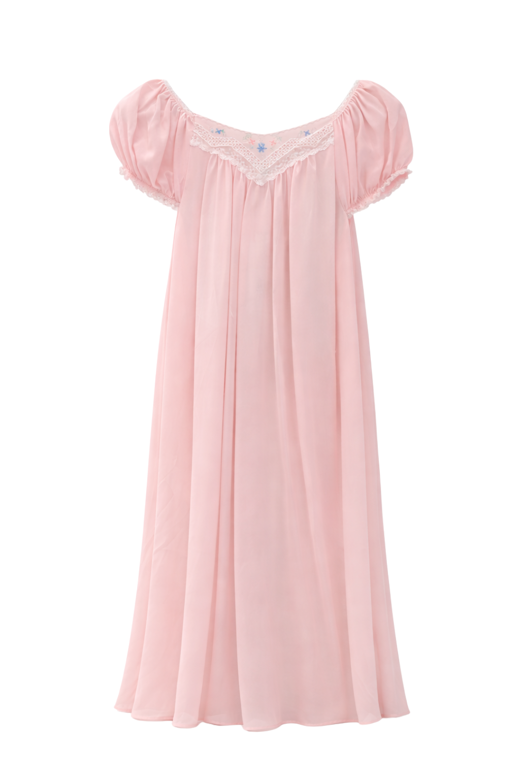 Sweet Dreams | Vintage JCPenney Pink Lace Nightgown (Medium)