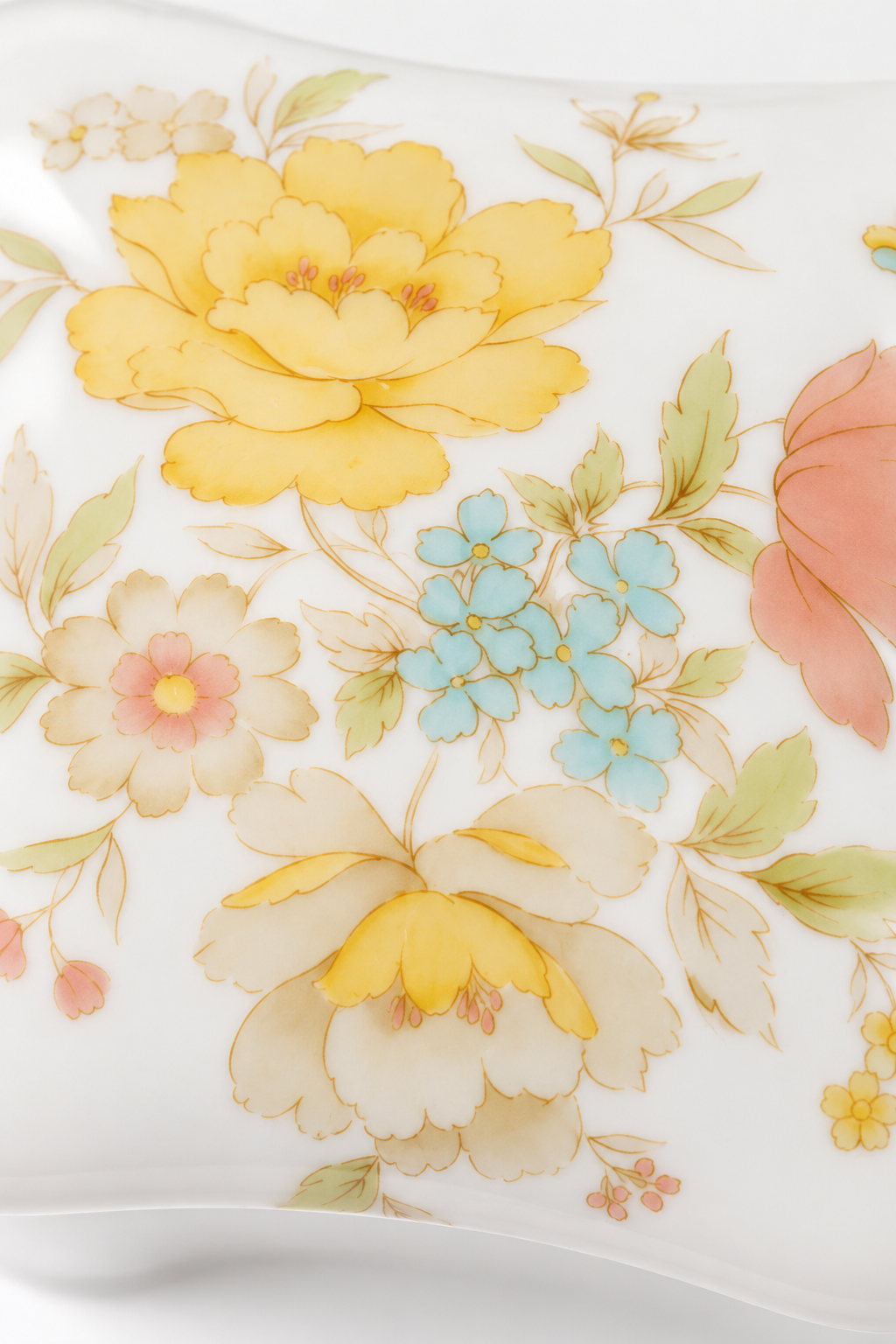Vintage Takahashi San Francisco Floral Trinket Box | Made in Japan | Porcelain Jewelry Box