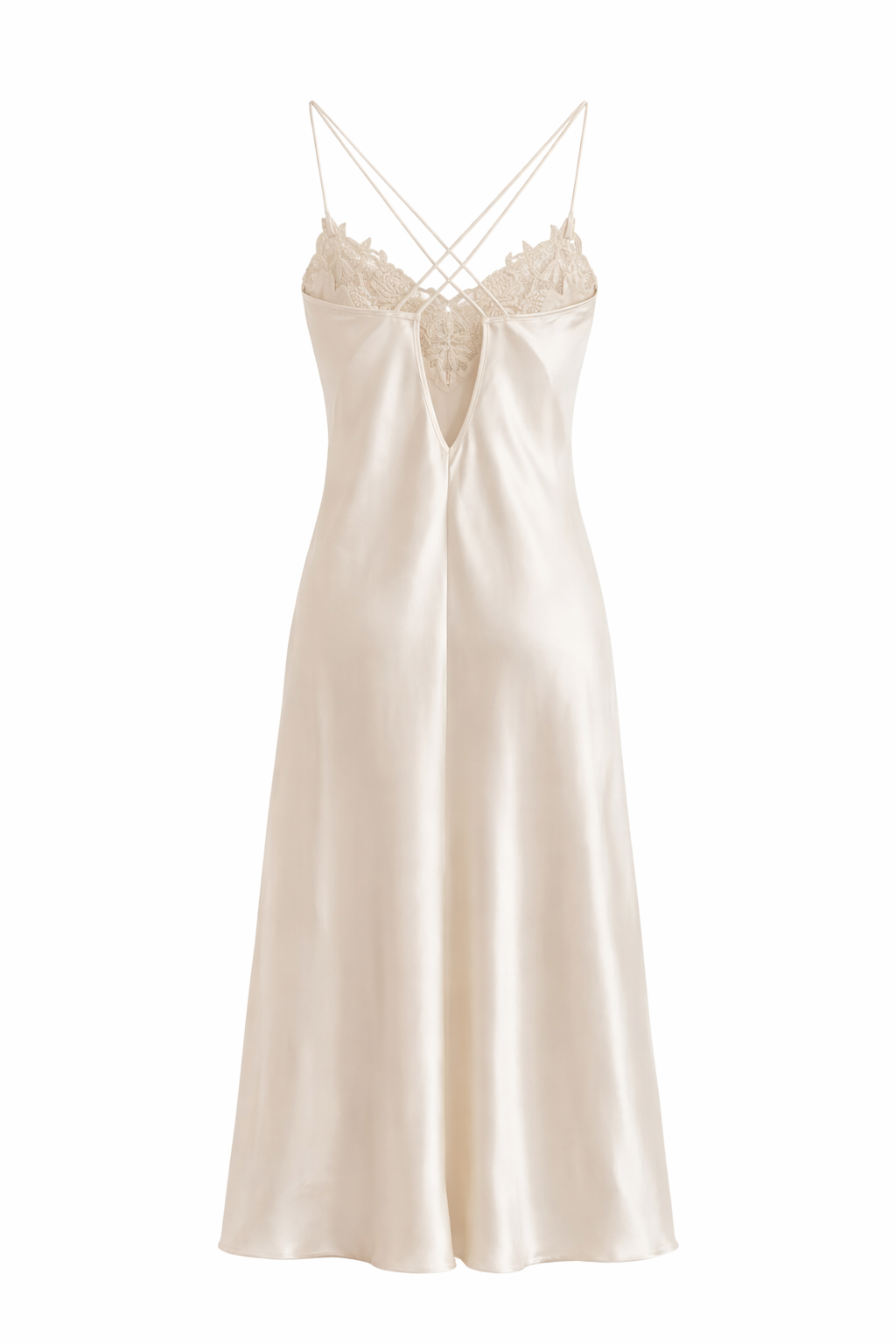 Vintage White Lace Nightgown | Romantic Bridal Style, Size Large