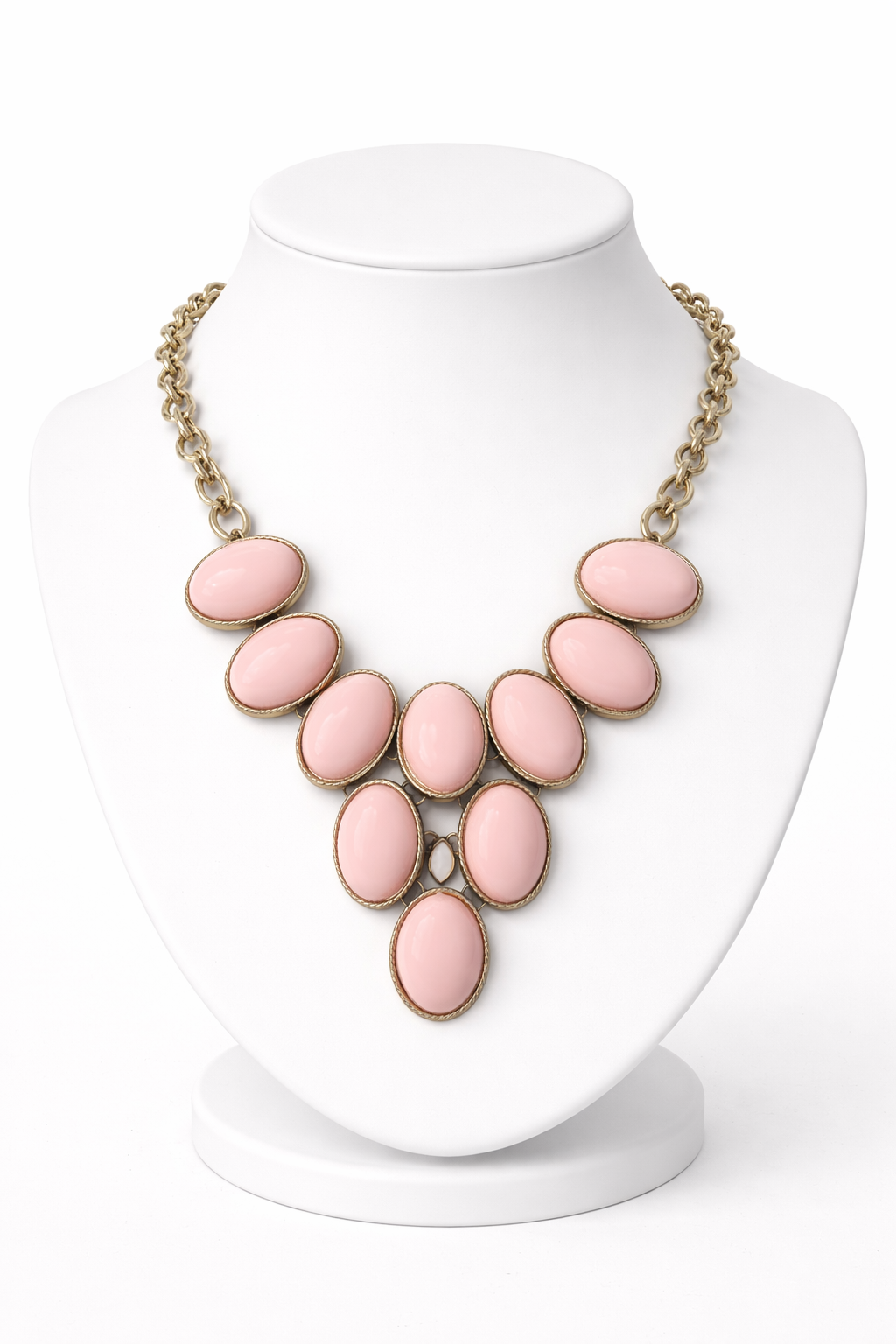 Blush Versailles Statement Vintage Necklace