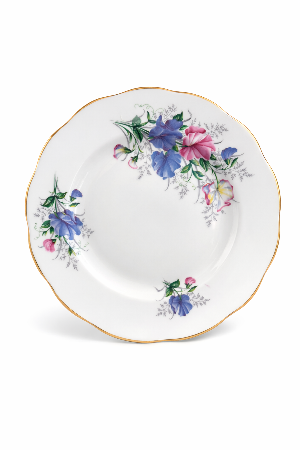 Royal Albert Bone China Floral Jewelry / Vanity Plate | Made in England (8”)