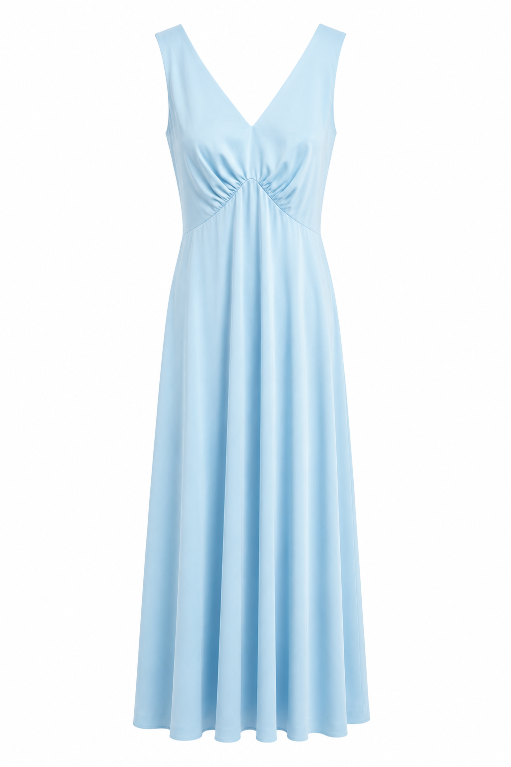 Vintage 1960s/1970s Powder Blue Maxi Dress Set with Matching Jacket | Mod Formal Gown | Size 6