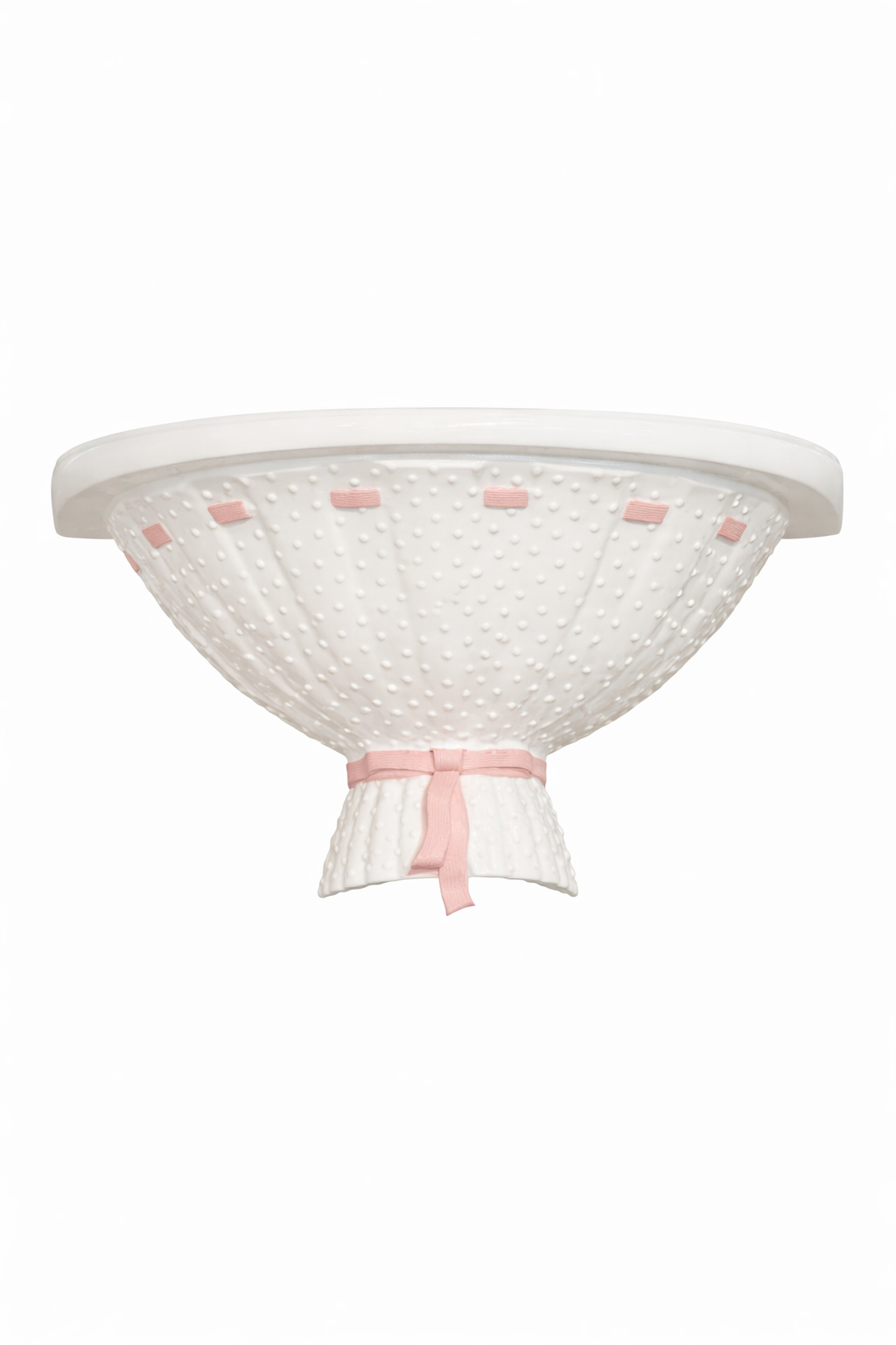 Shabby Chic Ribbon Mirror & Sconce Shelf Set – Home Interiors Wall Trio