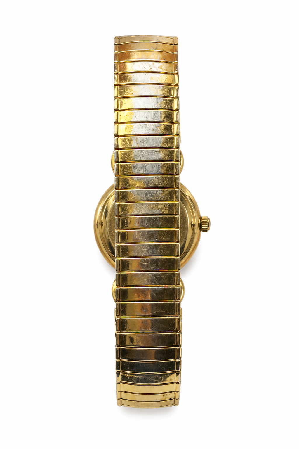 Vintage Armitron “NOW” Women’s Gold-Tone Quartz Dress Watch Stretch Bracelet Roman Numerals