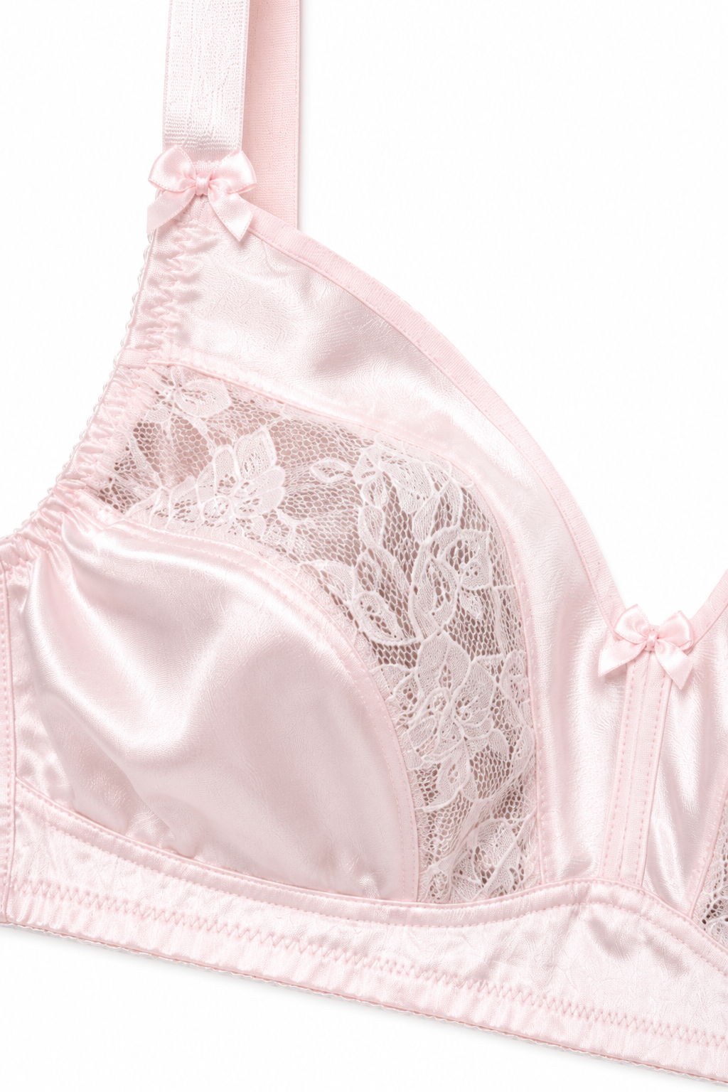 Vintage Inspired Pink Lace Bralette | Size 34C | NWT Soft Feminine Lingerie