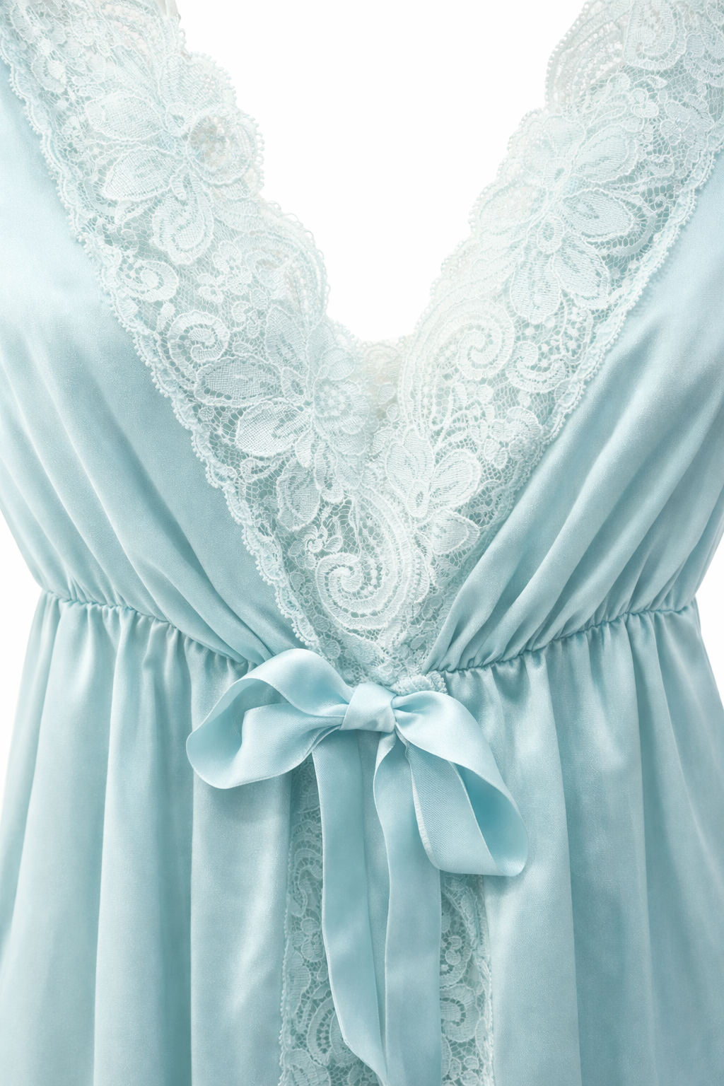 Baby Blue Daydream | Vintage Lorraine Nylon Camisole Top (XS)