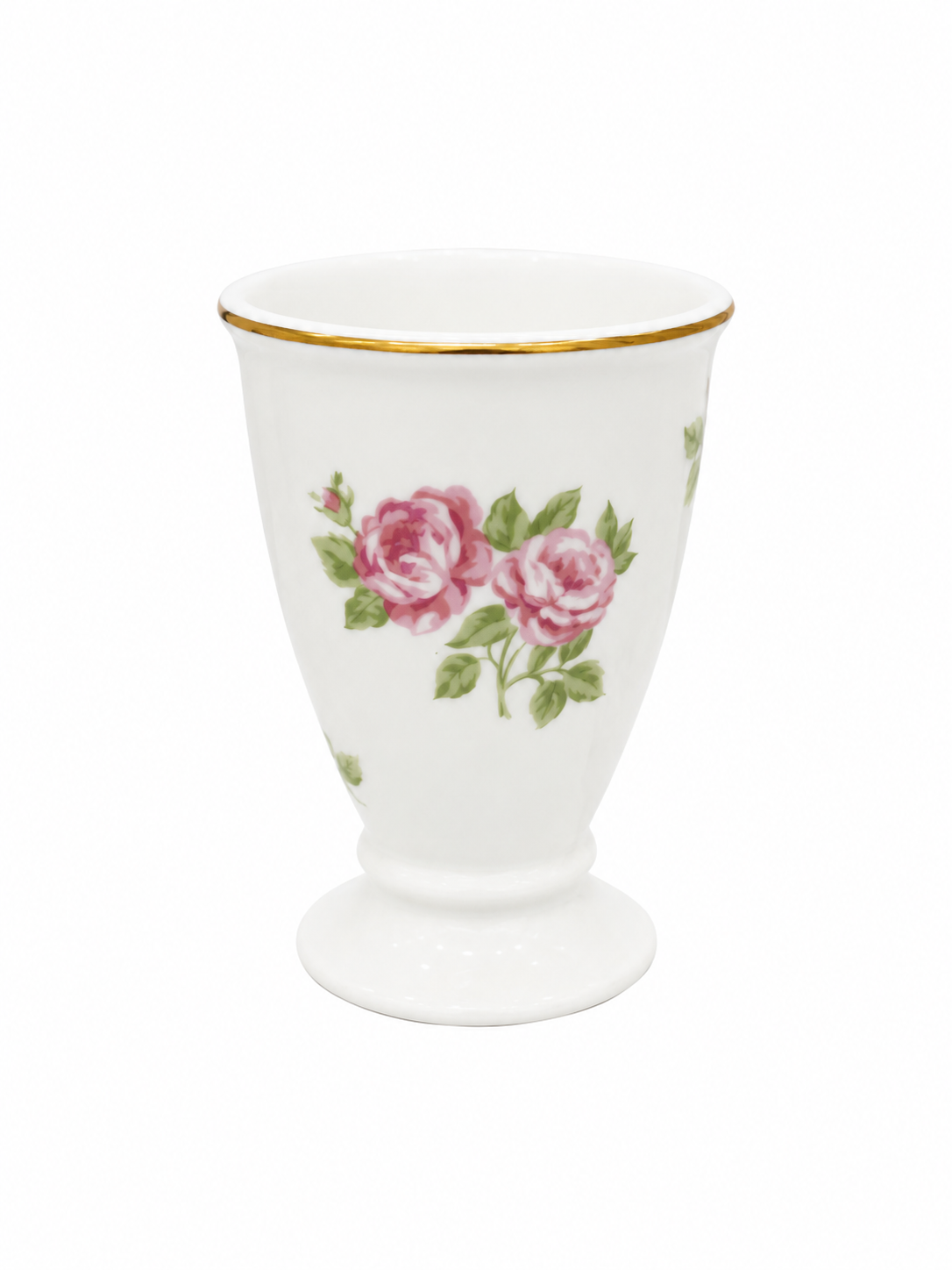 Vintage 1990s Martha Stewart Rose Vanity Cup | Shabby Chic Bathroom Organizer | Sold Individually