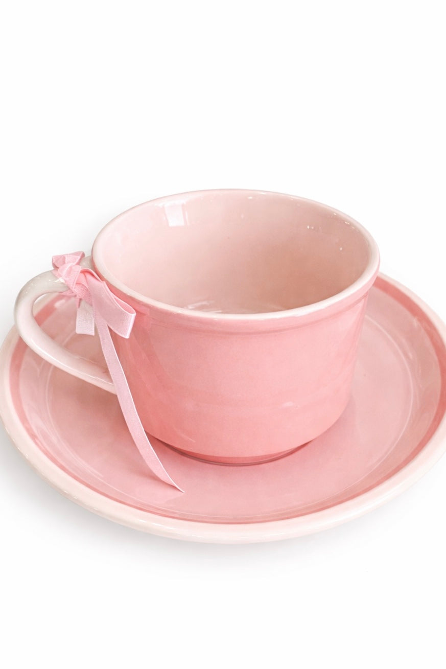 Bubblegum Dreams | Mikasa Pink Teacup & Saucer