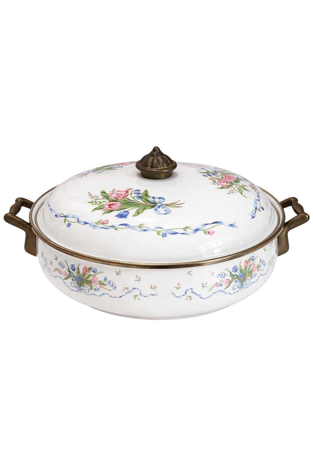 French Fleur “La Table en Fleurs” Serving Pot