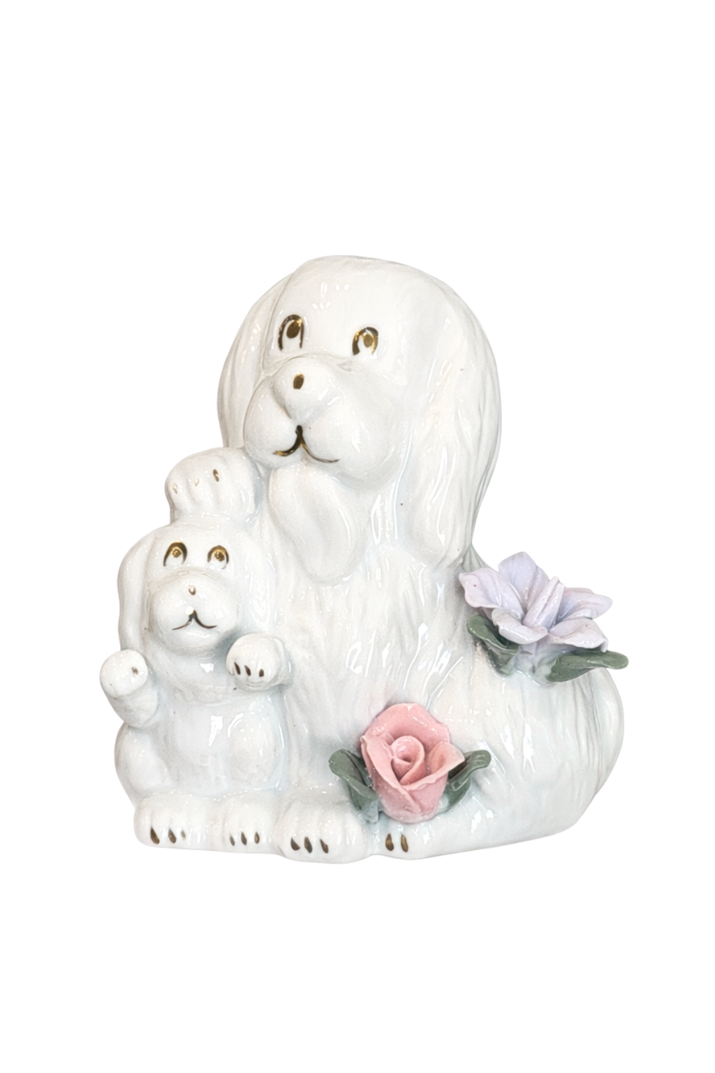 Mother & Pup Porcelain Keepsake | A Little Moment of Love