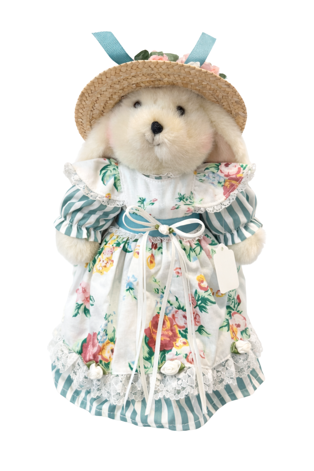 Avon 1997 Vintage Floral Bunny Doll |Cottagecore Plush Collectible (Like New Condition)