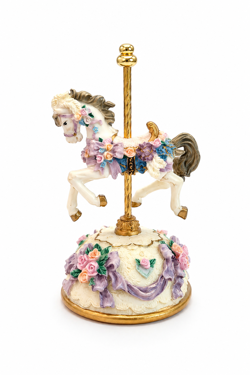 1997 Westland Giftware Carousel Horse Trinket | Vintage Mini Collectible Figurine