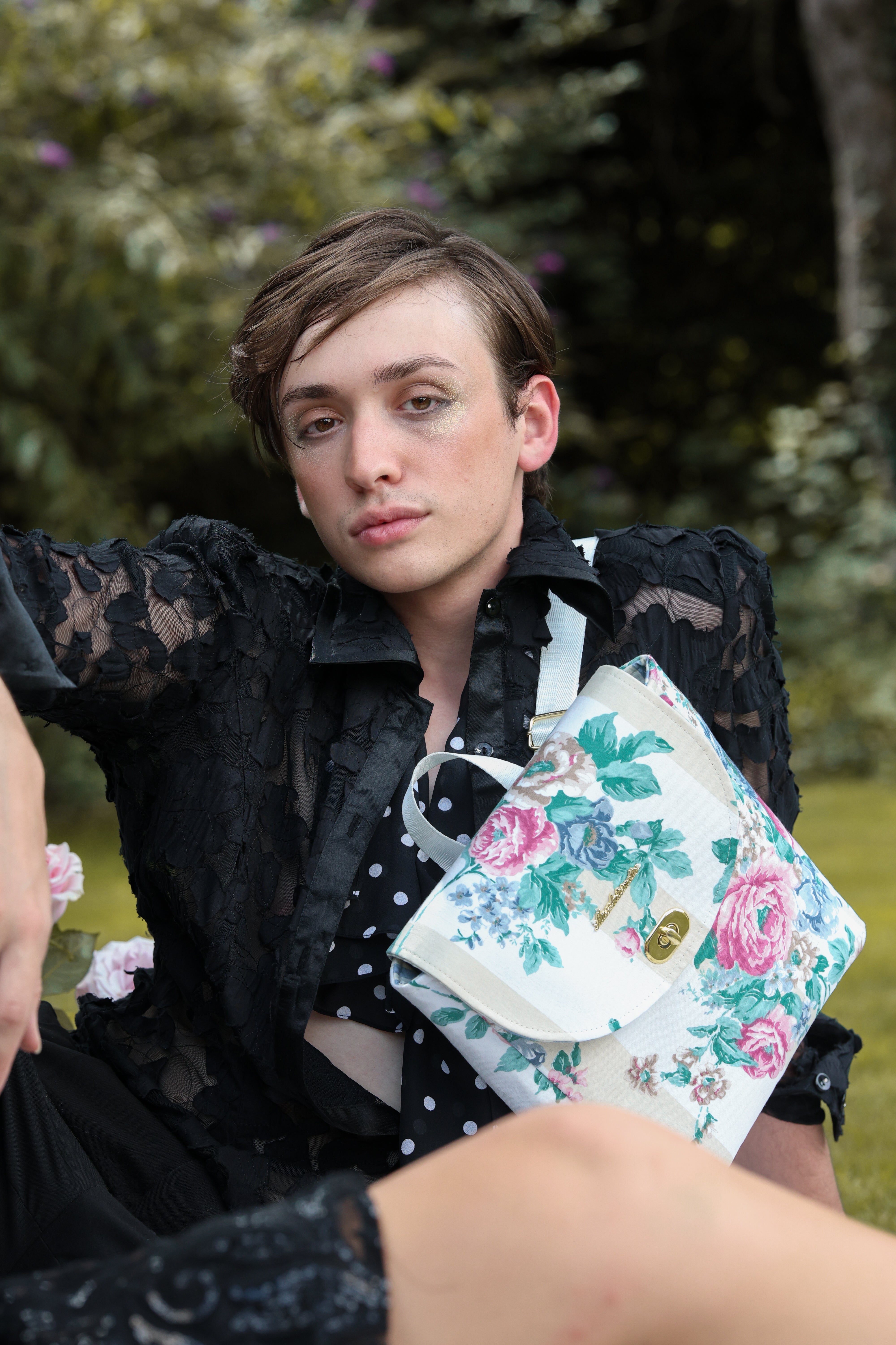 The Garden at Midnight Rococo Book Bag