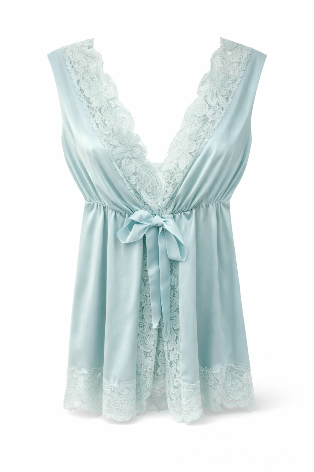Baby Blue Daydream | Vintage Lorraine Nylon Camisole Top (XS)