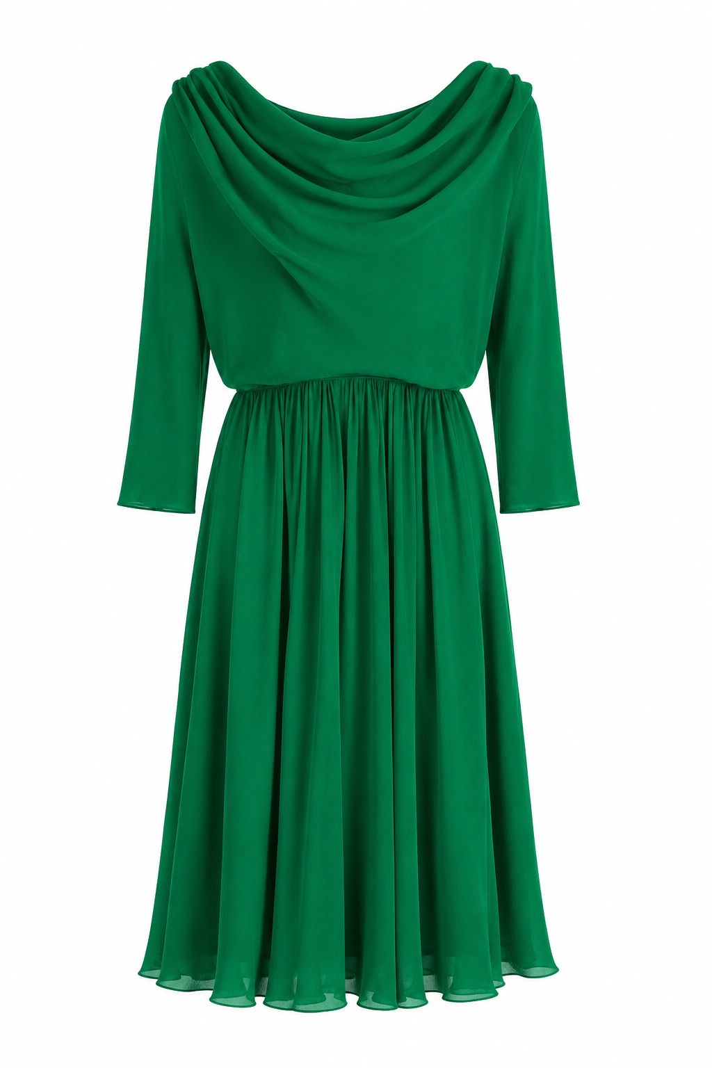 Vintage 1960s Miss Elliette California Shamrock Green Dress Size 12