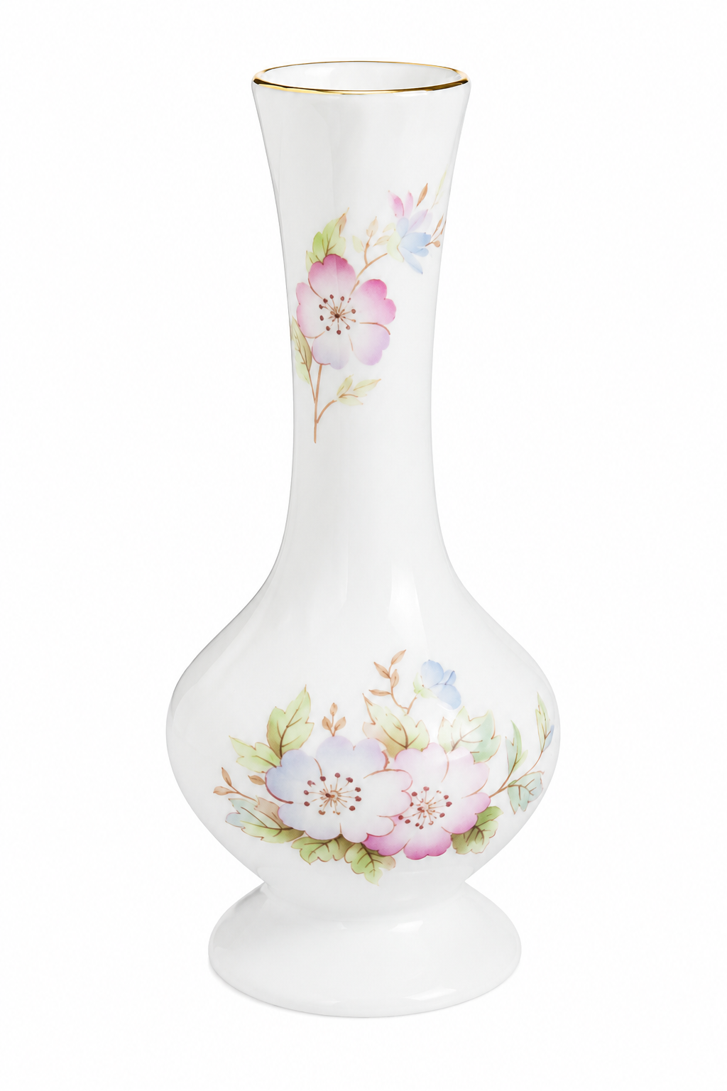 1980s Royal Tara Irish Blossom Fine Bone China Bud Vase | Made in Ireland | Floral Vase