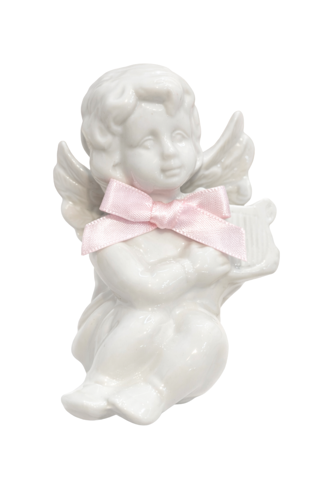 Petit Ange d’Amour | Porcelain Cherub Trinket Figurine