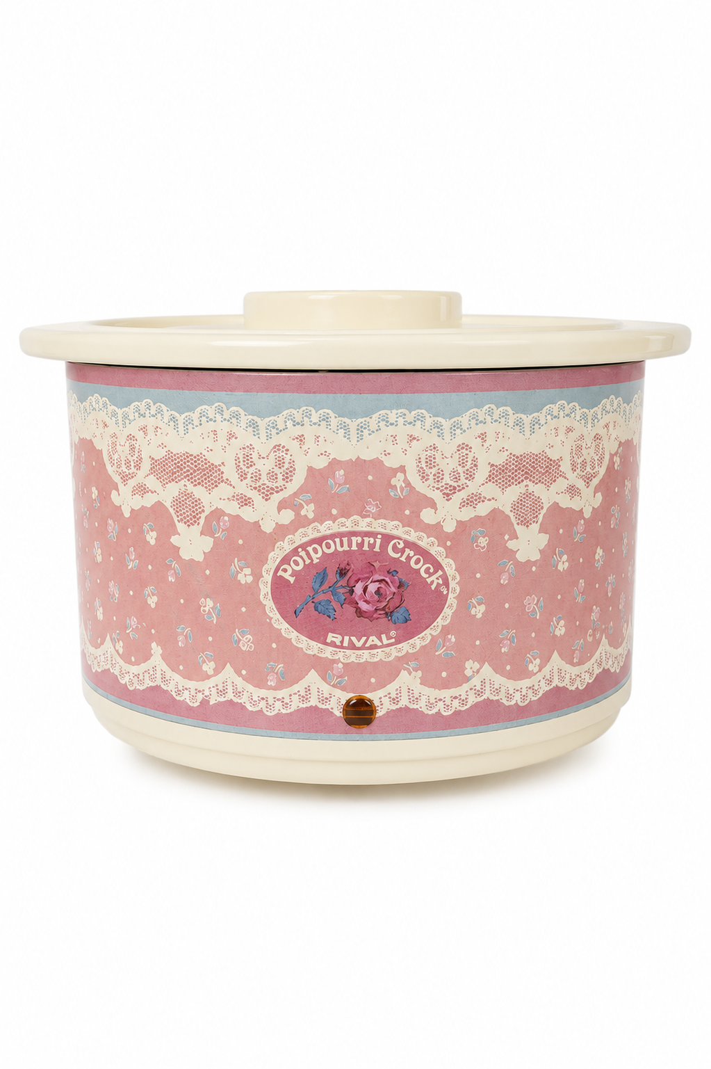 Vintage 1980s Rival Potpourri Crock Electric Fragrance Warmer | New Old Stock with Original Potpourri