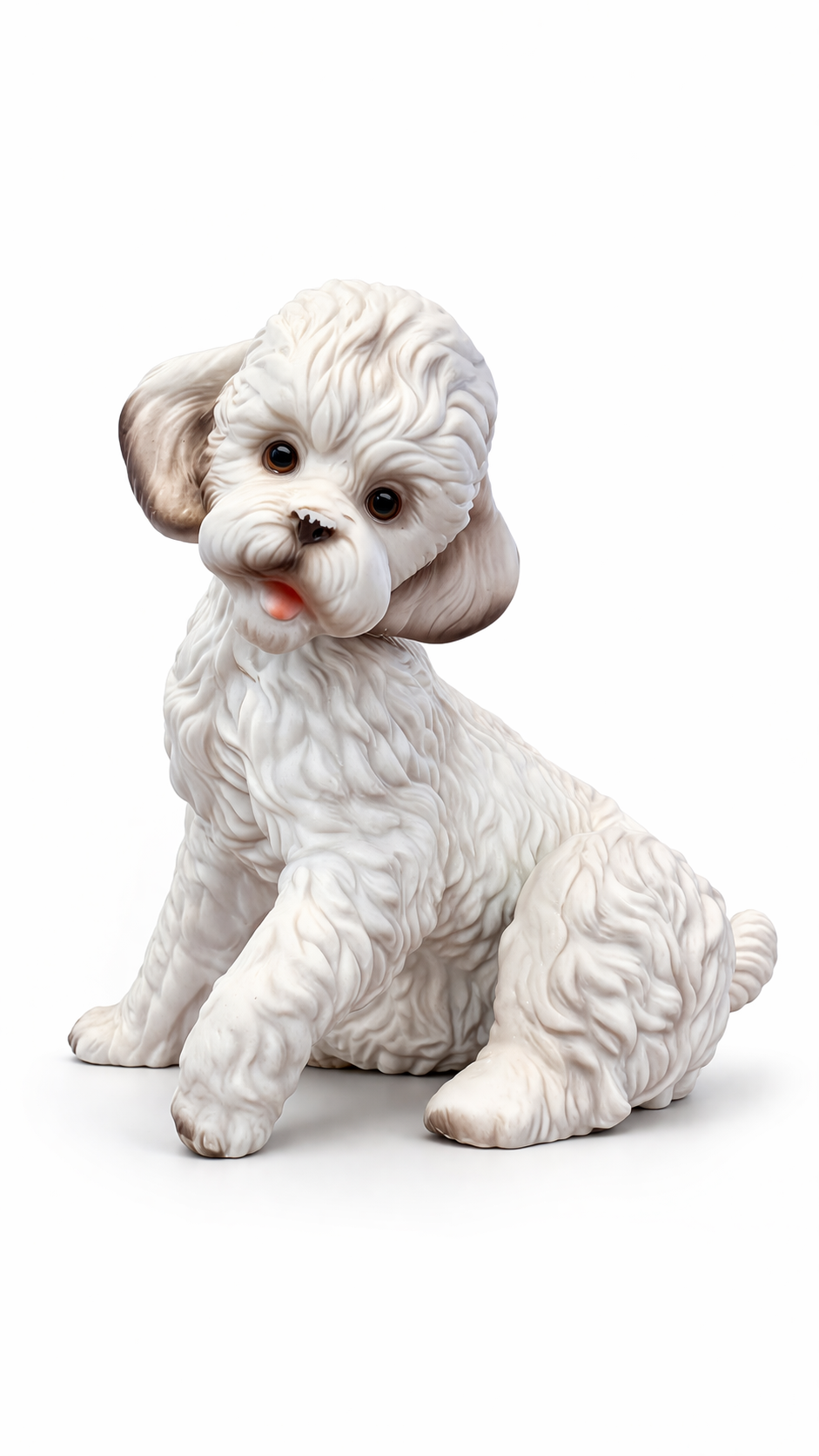 Vintage Royal Crown Poodle Figurine (1950s–1960s) | Porcelain Dog Statue, Made in Japan