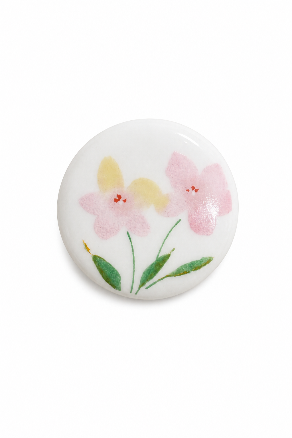 Vintage Floral Brooch | Cottagecore Flower Pin | 1.5” Diameter