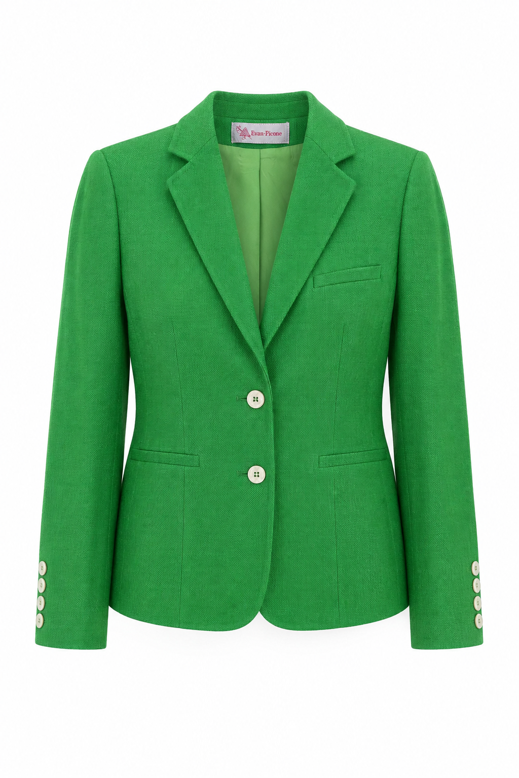 Vintage Evan-Picone Green Blazer Jacket | Classic Tailored Preppy Blazer | Small/Medium