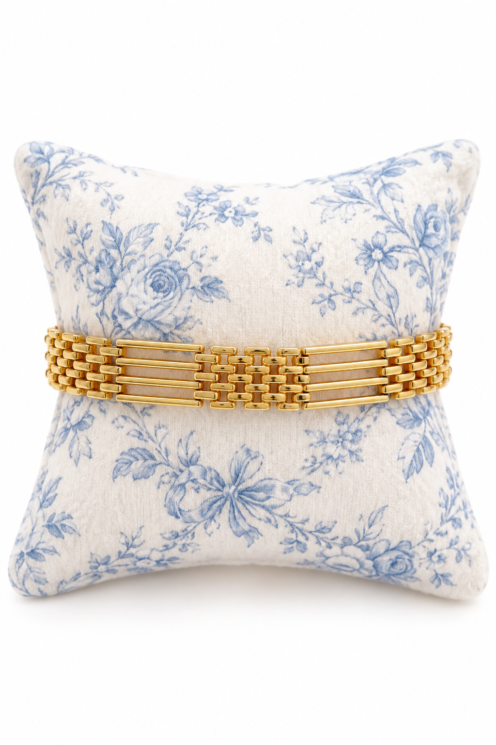 Vintage 1980s Gold-Tone Multi-Strand Link Bracelet – 8” Elegant Statement Jewelry
