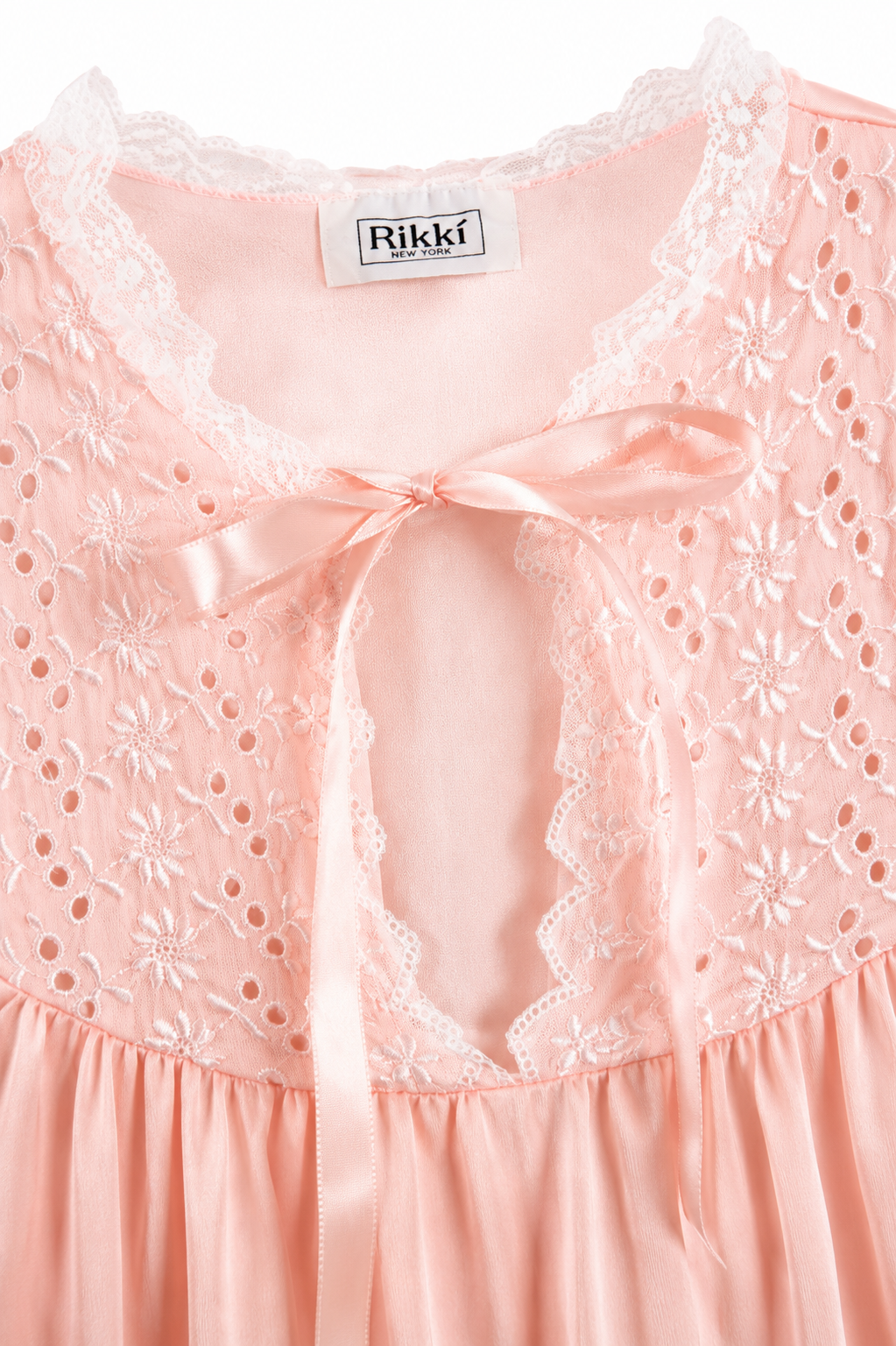 Vintage Rikki New York Pink Pajama Set | Lace Trim Lounge Set | Petite Small