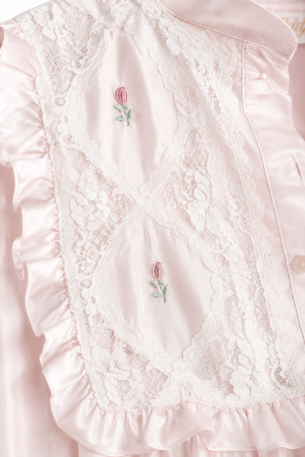 Vintage Barbizon Blush Pink Lace Nightgown – Size Small