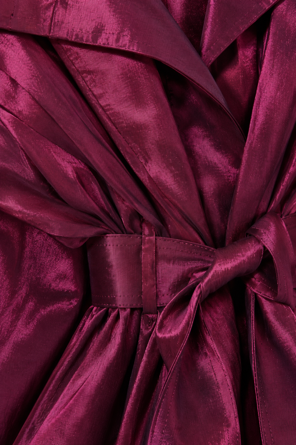 Vintage UBU Pack Your Personality Burgundy Belted Jacket – Size Small