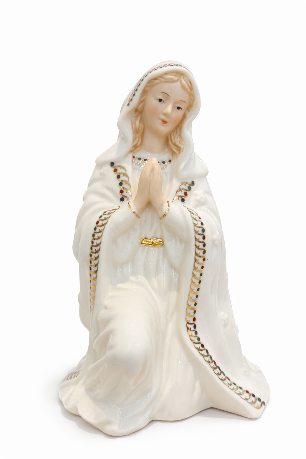 Heavenly Grace Praying Virgin Mary Figurine | Vintage Style Religious Statue