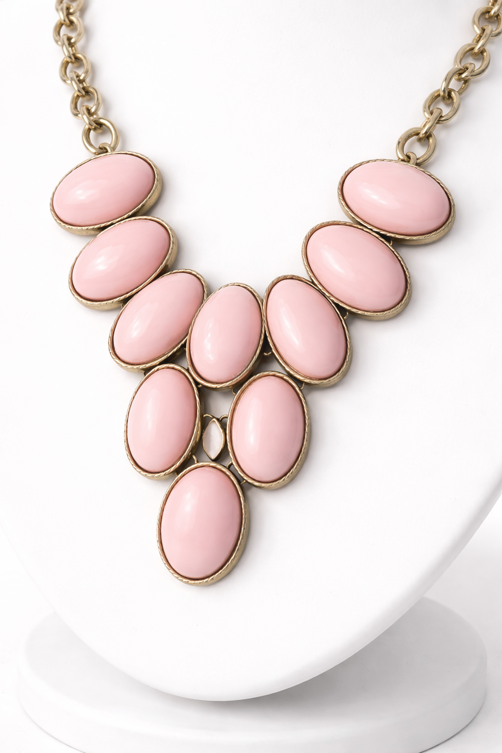 Blush Versailles Statement Vintage Necklace
