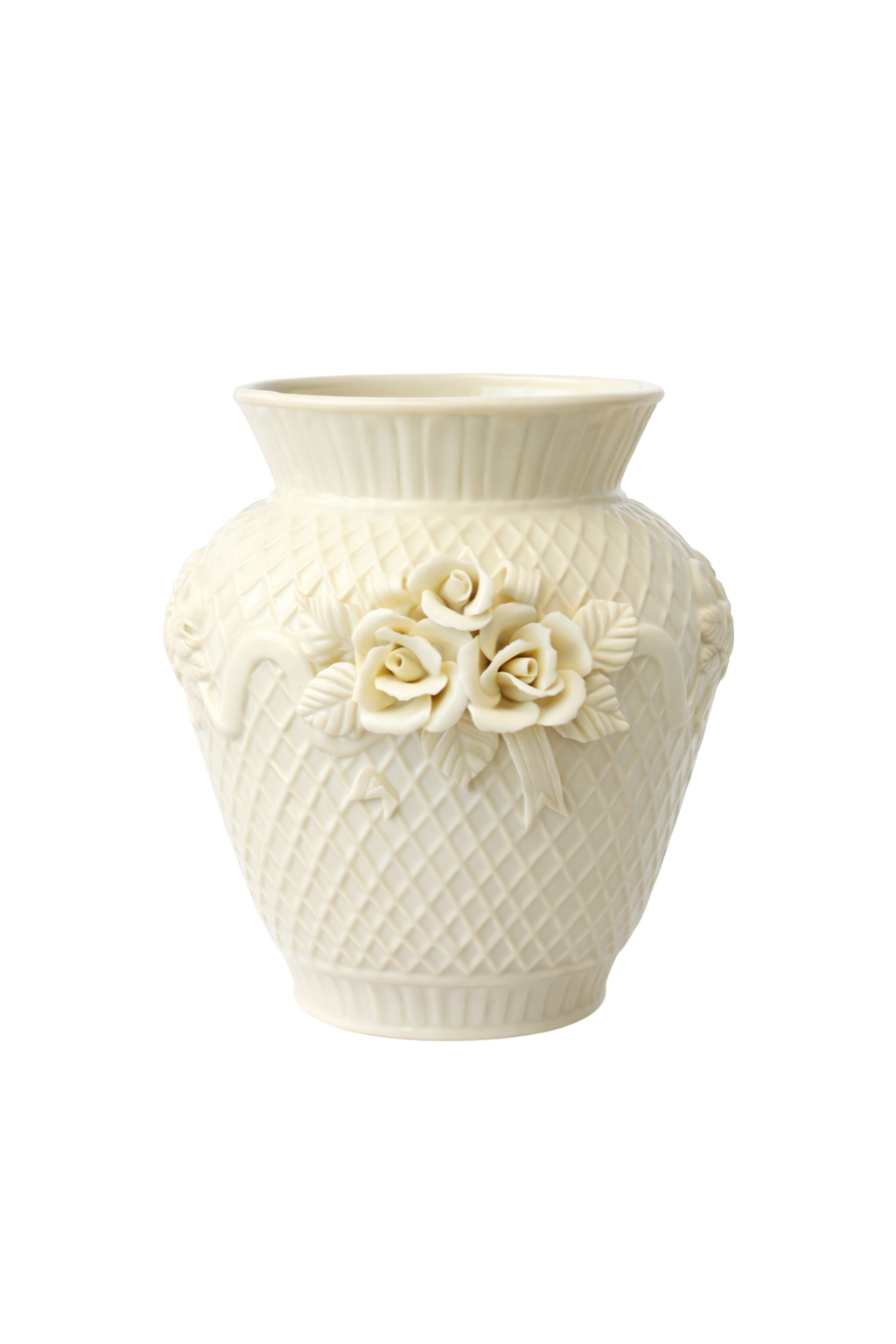 Maison des Roses | Vintage Cream Rose Vase