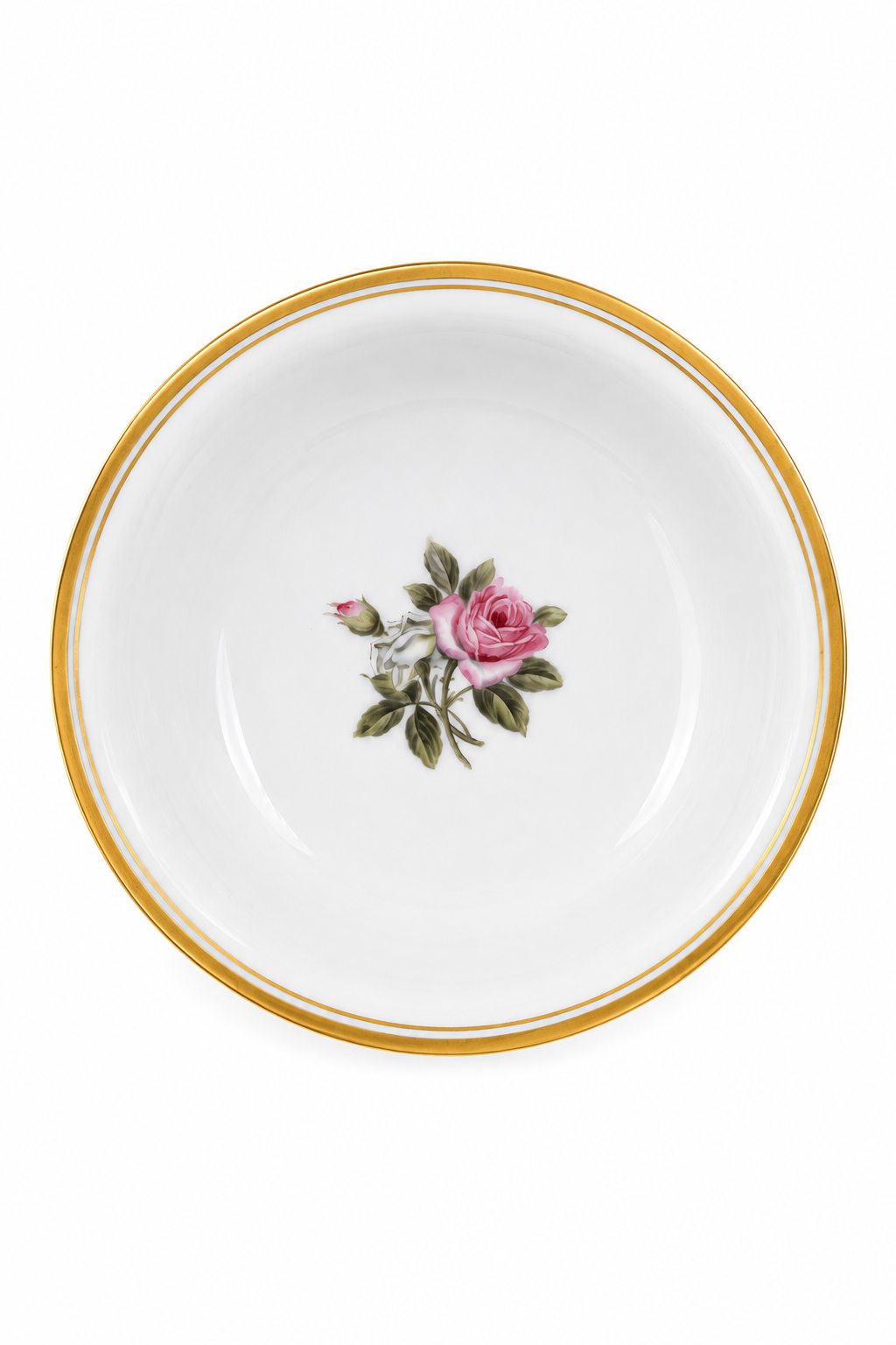 Vintage 1950s Noritake Lind Rose Fine Porcelain Small Plate | Pink Rose Gold Trim – Made in Japan