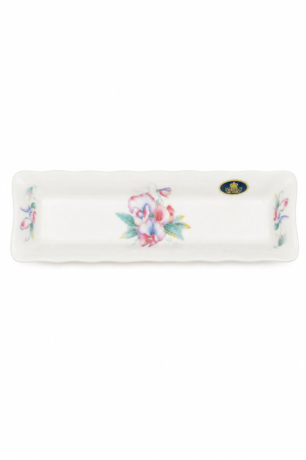 Vintage 1980s Little Sweetheart Fine English Bone China Floral Trinket Tray | Made in England