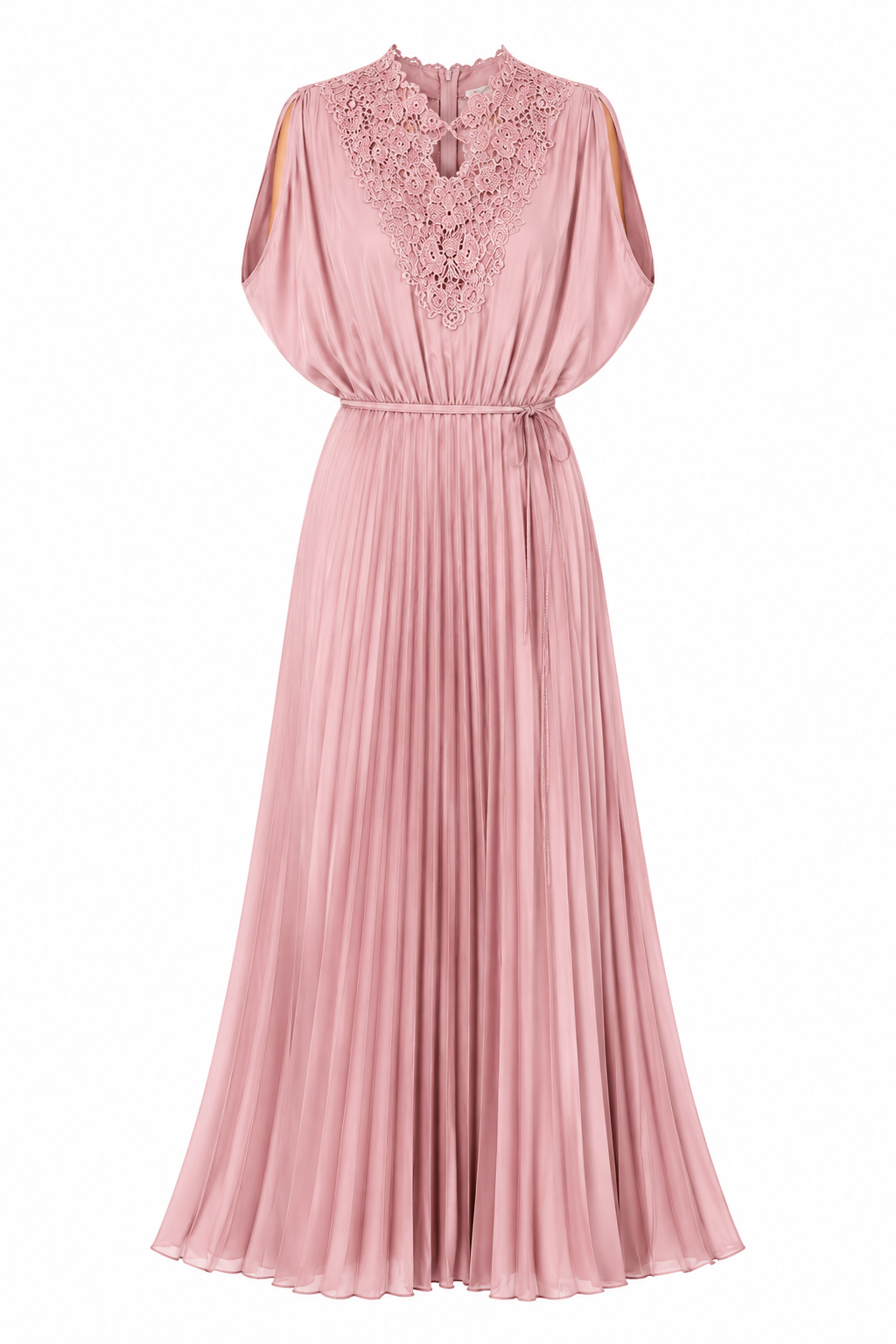 Vintage 1960s–1970s Pink Maxi Dress | Made in USA Union Tag Formal Gown | Romantic Bow Detail Dress | Size 7