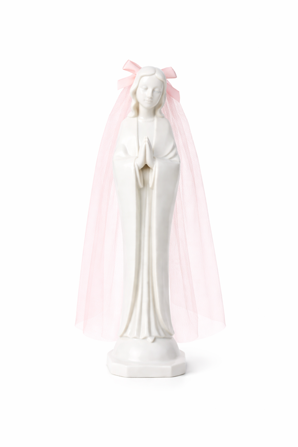 Vintage 1970s Homeco Virgin Mary Statue – Porcelain Religious Figure