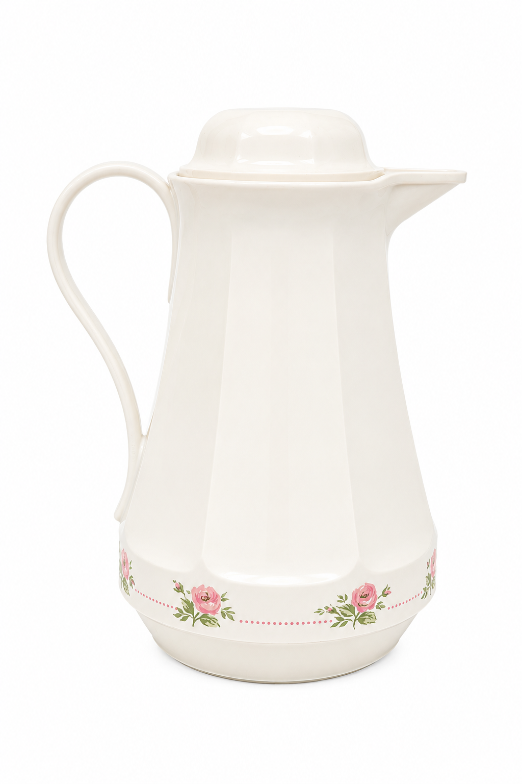 Vintage 1980s Made in Germany Floral Thermal Carafe | Cottagecore Shabby Chic Coffee Pot Decor