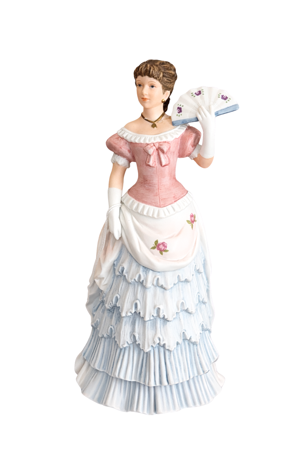 La Belle du Jardin | Vintage HOMCO Victorian Lady Porcelain Figurine