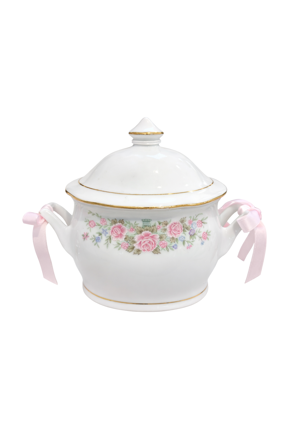 La Petite Roseraie | Vintage Fine China Lidded Trinket Jar